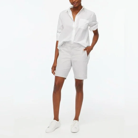NWT J. Crew 9" Frankie Bermuda‎ Chino Short Size 4 - Picture 1 of 6